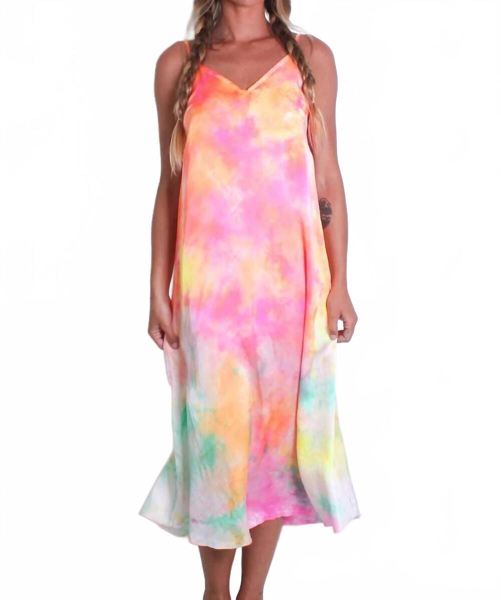 NEW LOVE TANJANE fanny midi dress in floral garden